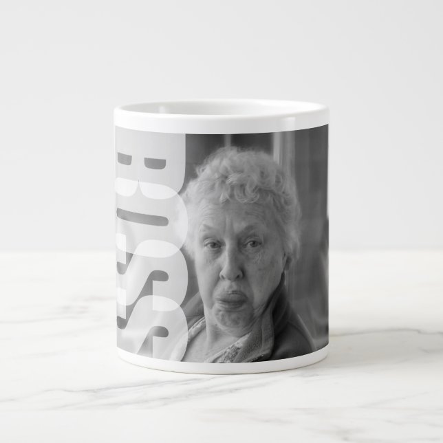 Tasse Géante Vielle Lady BOSS (Devant)