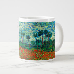 Tasse Géante Vincent Van Gogh Poppy Field Floral Art Vintage