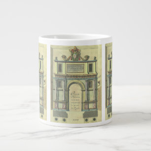 Tasse Géante Vintage Église Porte Entrée Renaissance Architectu