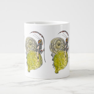 Tasse Géante Vintage Mignonne Imaginaire Papillon Fée avec aile