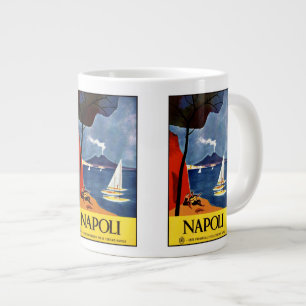 Tasse Géante Vintage voyage Napoli Naples Italie