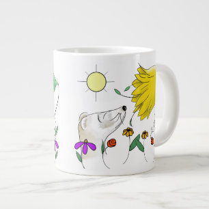 Tasse Géante Visage drôle de furet