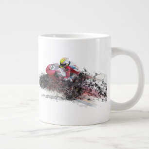 Tasse Géante Vitesse Motorcycle Racer