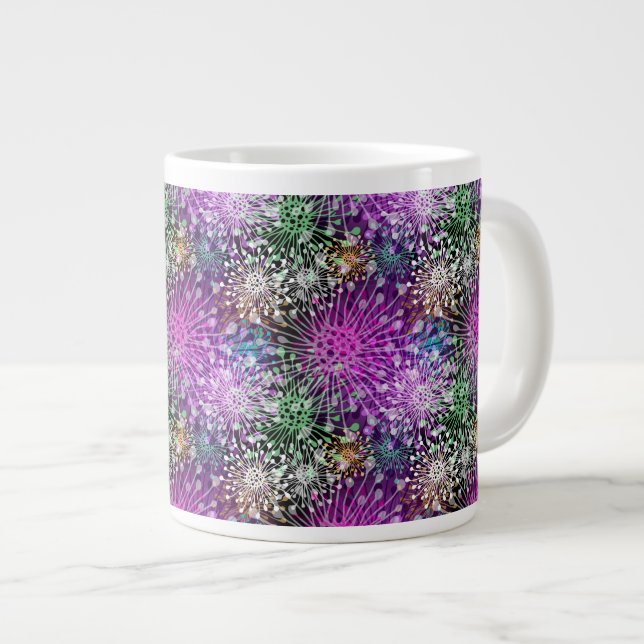 Tasse Géante Vivid Spotty Motif (Devant droit)