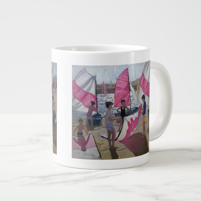 Tasse Géante Voilier Royan France 1992 (Devant droit)
