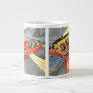 Tasse Géante Voiture volante de science-fiction vintage