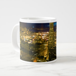 Tasse Géante Vue de nuit de San Francisco.