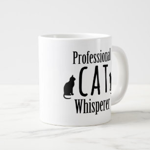 Tasse Géante Whisperer professionnel de chat