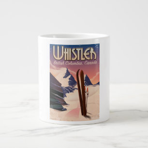 Tasse Géante Whistler, Vancouver, Colombie-Britannique Affiche 