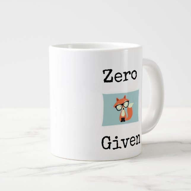 Tasse Géante Zéro" renard" donné (Devant droit)