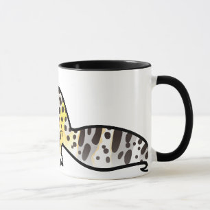 Tasse Gecko léopard de dessin animé