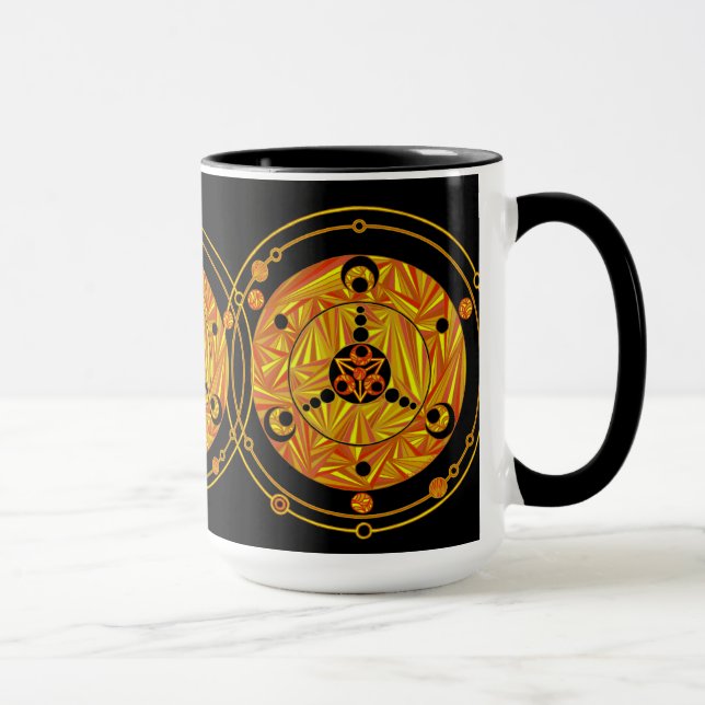 Tasse Geek étranger Drinkware de SciFi d'art de cercle (Droite)