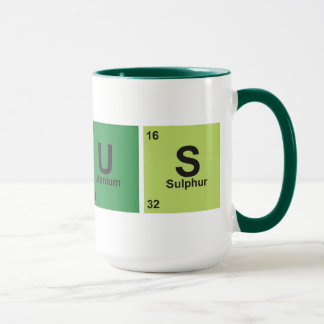 Tasse Genius Cup. Periodic table of elements.