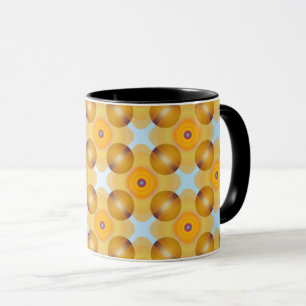 Tasse Géométrique jaune inhabituel