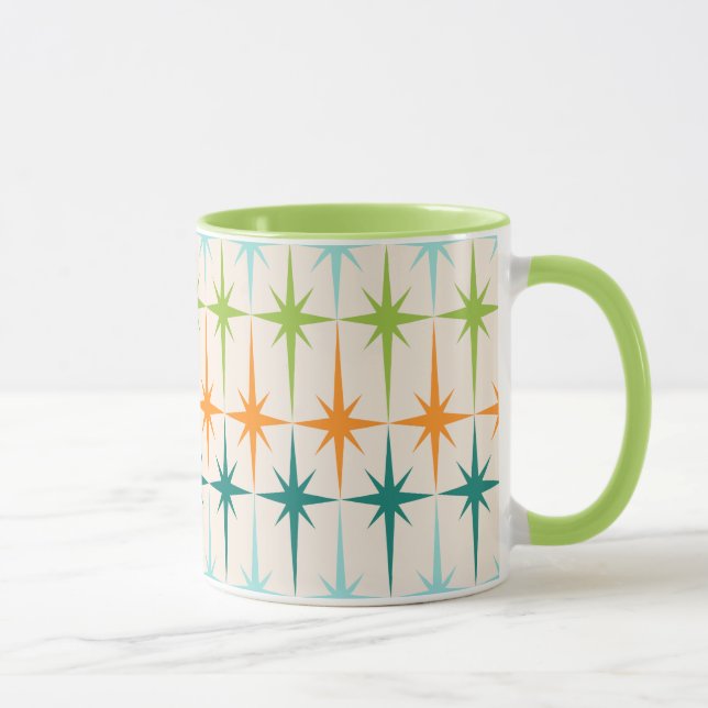Tasse géométrique vintage de sonnerie de (Droite)