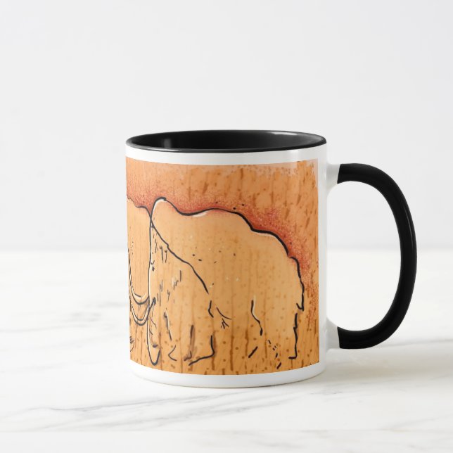 Tasse gigantesque d'art de caverne (Droite)