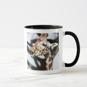 Tasse Girafe réticulée au visage drôle, San Francisco