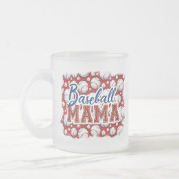 Tasse Givré Baseball Mama Baseball Thème Frosted Musique