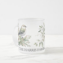 Fleurs de Noël personnalisées et oiseaux - Tout no