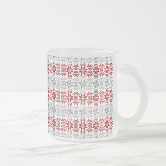 Tasse Givré Motif géométrique du soleil du matin letton VIII