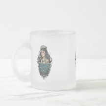 pin up girl glass
