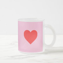 Red Heart Beat Pastel Rose