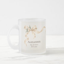Romantic Champagne Ribbon My Forever Newlywed