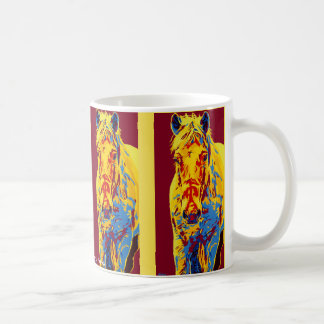 Tasse givrée de cheval