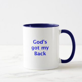 Tasse God a obtenu ma jante et poignée bleues arrières