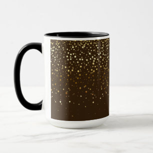 Tasse Golden Petite Stars Café bicolore Brown