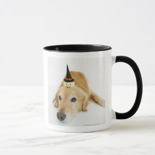 Tasse Golden retriever et ornement