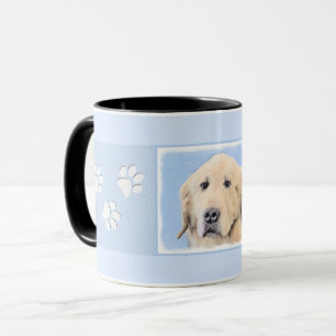 Tasse Golden Retriever Painting