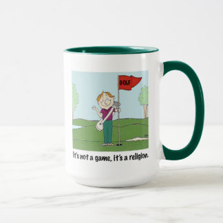 Tasse GOLF !  Ce n'est pas un jeu, il est une religion