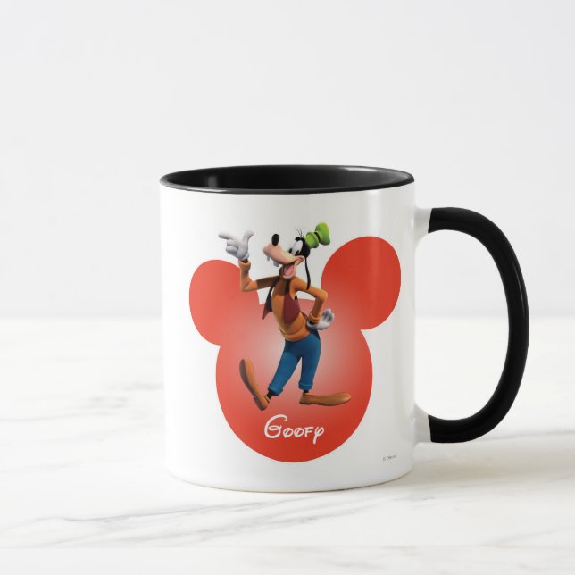 Tasse Goofy | Icône de tête de micro (Droite)
