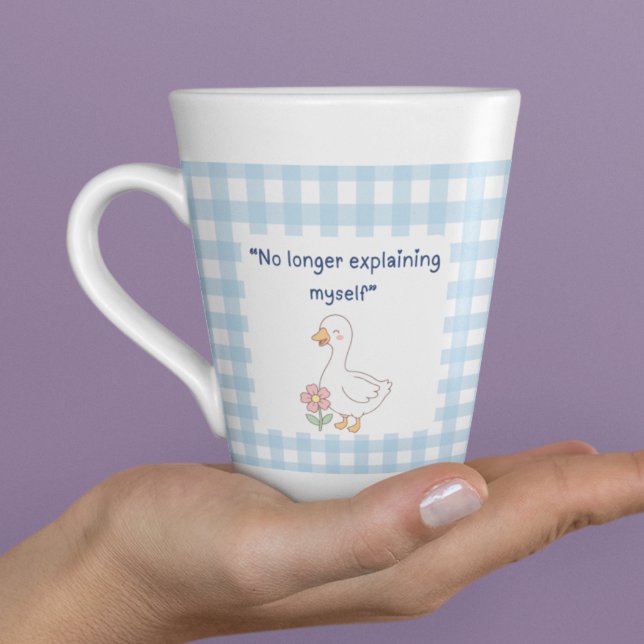 Tasse Goose Latte Je Ne M'explique Plus (Créateur téléchargé)