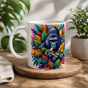 Tasse Gorille Sauvagement Cool
