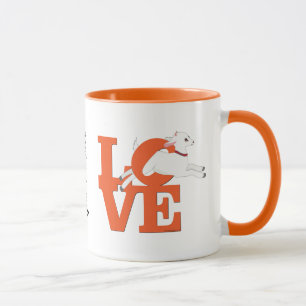 Tasse GOT LOVER   ORANGE Chèvre L O V E - Chèvre blanche