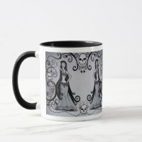 Tasse gothique de danseuse du ventre