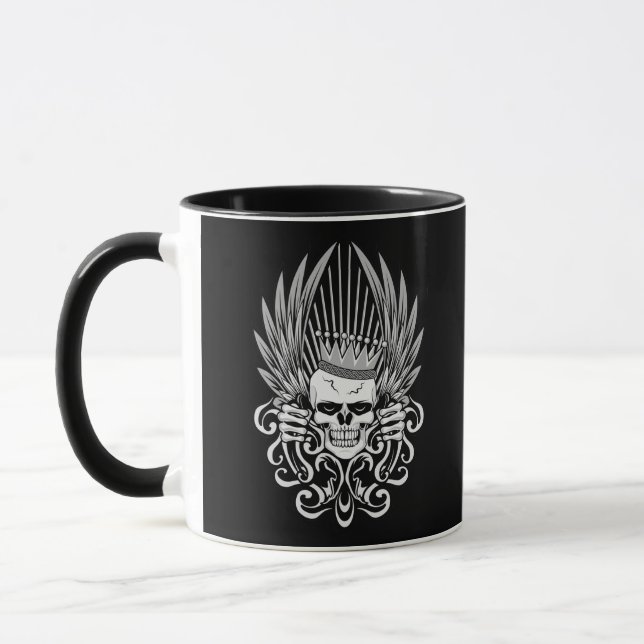 Tasse Gothique King Skull (Gauche)