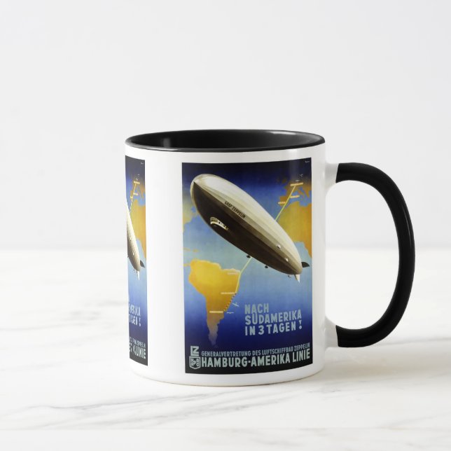 Tasse Graf Zeppelin Vintage German Travel (Droite)