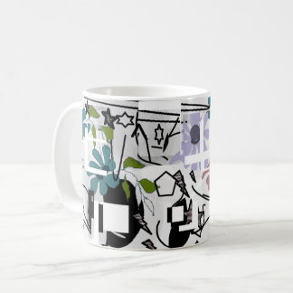 Tasse graffiti géométrique abstrait