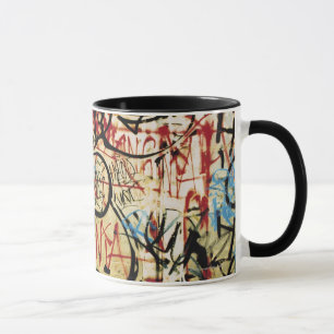 Tasse Graffiti sur un mur