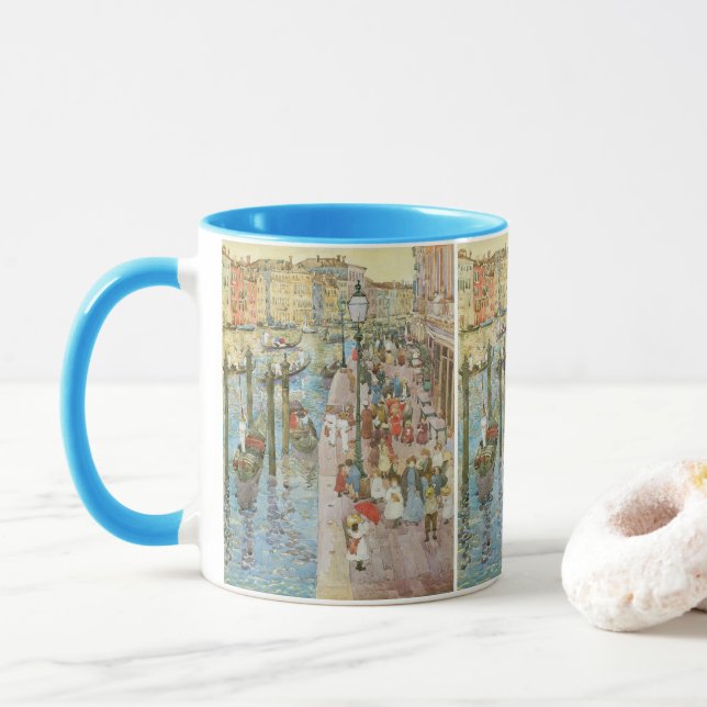 Tasse Grand Canal, Venise par Maurice Prendergast (Avec donut)