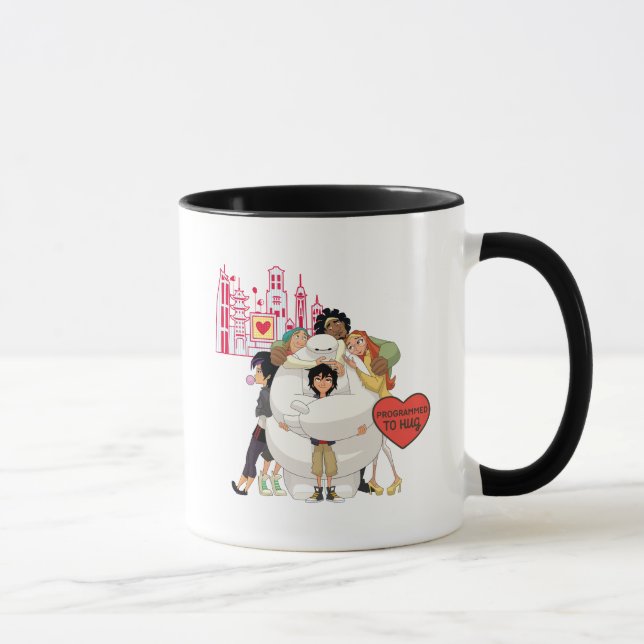 Tasse Grand héros 6 | Programmé pour Hug Valentine (Droite)
