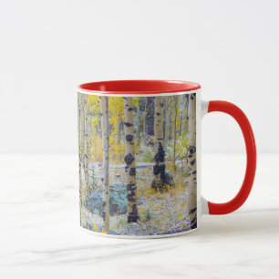 Tasse Grand Mesa Cabine isolée dans une forêt