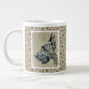 Tasse Grande Danse (Brindle) Peinture - Art Chien origin