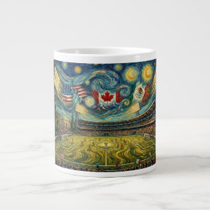 Tasse Grande USA MX CA  Art mural de style Van Gogh de g
