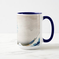 Grande vague au large de Kanagawa Vintage japonais
