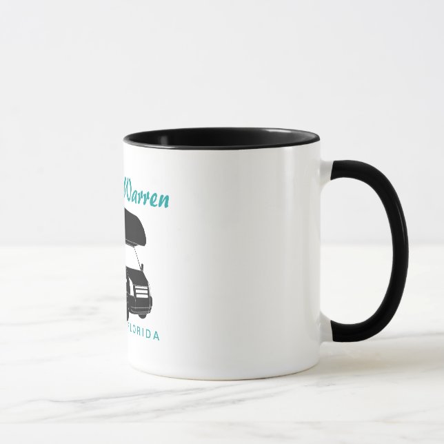 Tasse Graphique de silhouette de la classe C Motorhome (Droite)