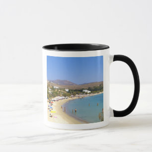 Tasse Grèce, île de Paros, plage de Krios au-dessus